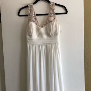 White prom dress